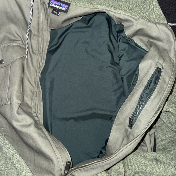 Patagonia Olive Better Sweater Hybrid Hoody Jacket size Large mens - Picture 4 of 5